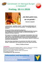 20.11.2026 Ganslessen in Wullersdorf